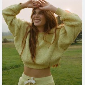 Out from Under Green Sherpa Sweater - Urban outfitter